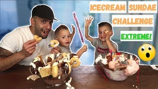 MEGA ICE CREAM SUNDAE CHALLENGE  LAKAP JUNIOR [upl. by Proudlove]