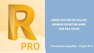 S5 Modélisation de dalles hourdis en Béton Armé sur RSA 2022 [upl. by Mindi]