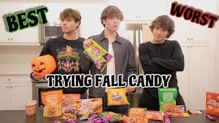 Trying limited edition fall snacks and candies [upl. by Fidela]