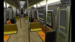 Openbve Gameplay  A Shuttle Train to Lefferts Blvd From Euclid Ave [upl. by Frasch]