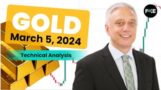 Gold Daily Forecast and Technical Analysis for March 05 2024 by Bruce Powers CMT FX Empire [upl. by Cacilia]