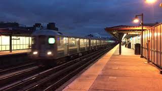 MTA NYC Subway Pelham Bay Park Bound R62A 6 Express Train W3rd Rail Sparks Passing  Elder Avenue [upl. by Patsy822]