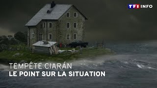 Tempête Ciarán  son parcours heure par heure sommesnous mieux protégés  TF1 fait le point [upl. by Munn]