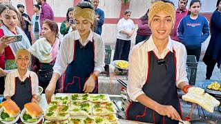 Chandrika Dixit Vada Pav Queen of Delhi  Rs 40  Street Food India [upl. by Ised259]