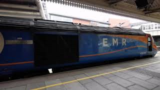 EMR VP185 HST 43073 start up Nottingham 181020 [upl. by Llehcram]