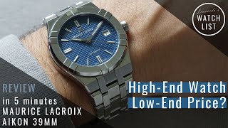 Review in 5 Minutes Maurice Lacroix Aikon 39mm [upl. by Asillim437]