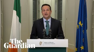 Irish Prime Minister Leo Varadkar delivers stark coronavirus warnings Calm before the storm [upl. by Aneroc]