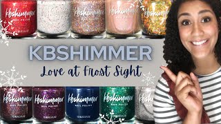 KBShimmer │ Love at Frost Sight Collection │ Live Swatches and Review │ Polish with Rae [upl. by Ahsiloc218]