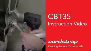 Cordstrap CBT35 Battery Operated Tensioner instruction video [upl. by Niall]