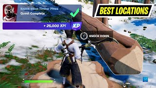 Knock down Timber Pines Fortnite Locations [upl. by Silverman304]