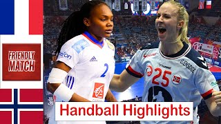 France Vs Norway Handball Highlights Womens Friendly Match 2024 [upl. by Zeralda412]