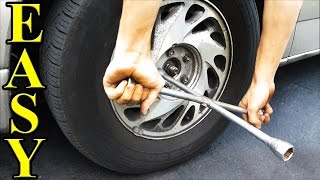 How to Change a Tire plus jacking it up [upl. by Sola40]