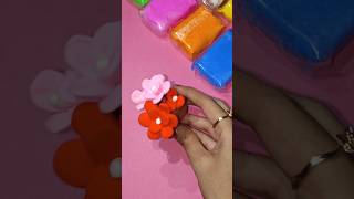 Diy clay flower 🌹short diy clayart [upl. by Zelikow]