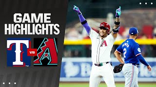 Rangers vs Dbacks Game Highlights 91124  MLB Highlights [upl. by Pergrim]