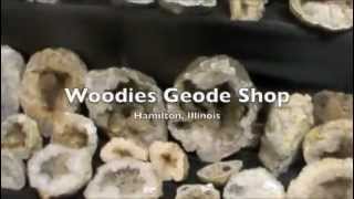 Hunting Keokuk Geodes at Woodies rock shop [upl. by Novyaj]