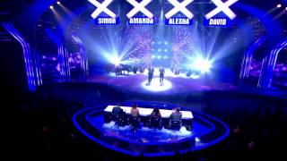 NEW HD SIMON COWELL GETS OWNED BY AN EGG ON BRITAINS GOT TALENT FINAL [upl. by Vic]