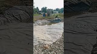 Emptied the trailer placed the rock around the pond looking good [upl. by Fafa360]