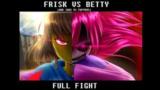 Frisk vs Bete Noire FULL FIGHT SCENE  Glitchtale S2 Ep4 Part 2 [upl. by Grazia]