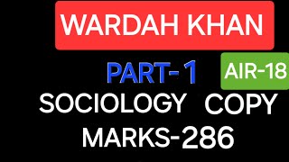 WARDAH KHAN MAMS COPY MARKS286 PART1 [upl. by Auhso]