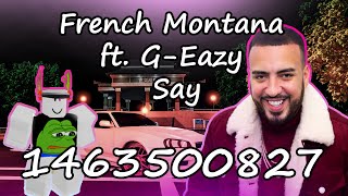 French Montana ampquotDont Panicampquot Instrumental Roblox Code [upl. by Wendeline387]