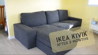 Our IKEA Kivik after 3 Months [upl. by Travis]