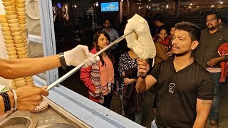 TURKISH Ice Cream Man in INDIA  Pranking Customer with Amazing Tricks  Indian Street Food [upl. by Hobbie]