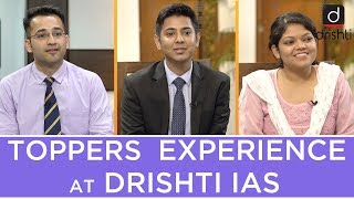 UPSC Toppers 2018  Mock Interview Experience at DRISHTI IAS [upl. by Culbert]