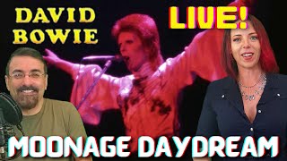 Moonage Daydream Ziggy Stardust LIVE 1973 David Bowie Reaction  Couples firsttime reaction [upl. by Nodla]