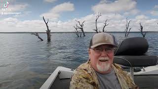 Checking out some catfish wholes on Lake Whitney [upl. by Herald571]