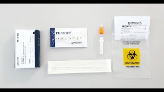 Operation Video on ProDetect COVID 19 Antigen Rapid Self Test [upl. by Anauqahs]