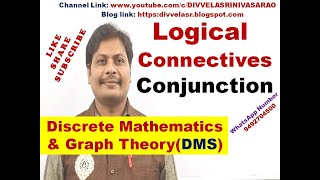 Conjunction  Logical Connectives  Discrete Mathematics and Graph Theory  DMS  MFCS  DMGT [upl. by Aronal]