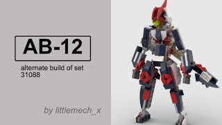 Lego Creator 31088 Mech Warriors Alternative Build Instructions [upl. by Semadar]