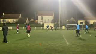 🔵⚪️ U17 National  geste technique amp centre de Paul Vimont  FC Montfermeil 93  23 janvier 2024 [upl. by Billie]