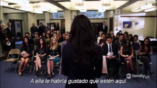 Pretty Little Liars  Alisons Memorial SUBTITULADO 1x08 quotPlease Do Talk About Me When Im Gonequot [upl. by Leary]