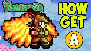 Terraria 1449 how to get Flame Wings EASY  Terraria how to get Wings EASY [upl. by Rudiger431]