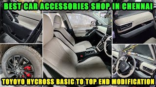 Toyota Innova Hycross  Basic to Top End Modification  Before and After  Car Sense Car Accessories [upl. by Tijnar588]