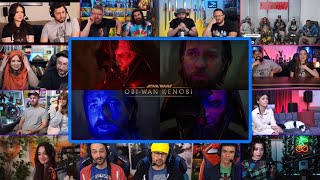 YouTubers React To Obi Wan And Darth Vader Emotional Scene  Obi Wan Kenobi Ep 6 Reaction Mashup [upl. by Ralina]