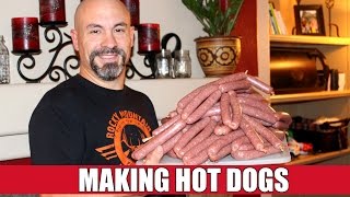 Making Homemade Hot Dogs 1  Venison Elk etc [upl. by Elok762]