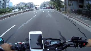 Kawasaki Z125 Pro top speed極速測試）！ [upl. by Leidgam12]