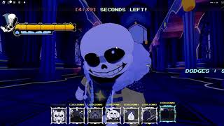 Outertale sans new move Gravity snap Undertale Final Showdown [upl. by Eeclehc]