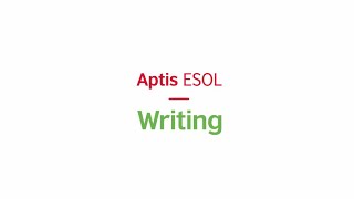 Aptis ESOL Writing test – format and tips [upl. by Ahtis61]