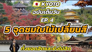 🇯🇵เที่ยว KYOTO ฉบับเต็มวัน EP 4 รวมจุดชมใบไม้เปลี่ยนสีในเกียวโต ทั้งจุดยอดฮิตและยังไม่ฮิต [upl. by Asante]