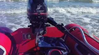 Zodiac 310 Fastroller with 8hp Mercury [upl. by Ingar]