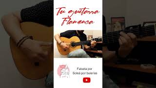 Falseta de soleá por bulerías clasesdeguitarraflamenca guitarraflamenca [upl. by Yetti]