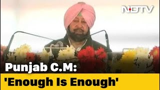 quotEnough Is Enoughquot Amarinder Singhs New Lockdown Rules For Punjab [upl. by Ahens]