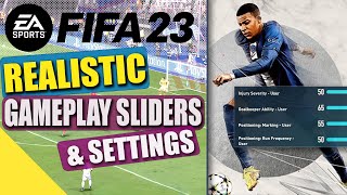 FIFA 23s MOST REALISTIC Gameplay Realistic Sliders v3 [upl. by Mckinney]