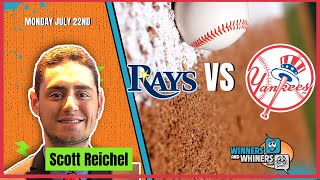 Free MLB Betting Pick Tampa Bay Rays vs New York Yankees 72224 Scotts Selections [upl. by Eikin]