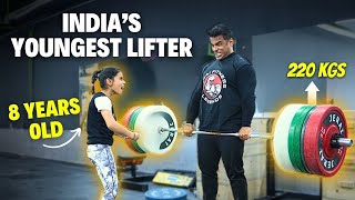 Me Vs 8 Year Old  Training With Indias Youngest Weightlifter  Yatinder Singh [upl. by Vicki]