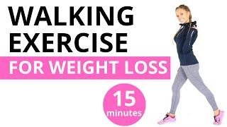 WALK AT HOME  WALKING EXERCISE FOR WEIGHT LOSS  NO EQUIPMENT SUITABLE FOR BEGINNERS [upl. by Bertasi745]