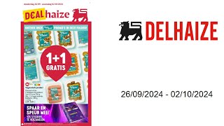 Delhaize folder BE  2609  02102024 [upl. by Oznofla]